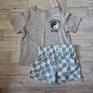 Infant Boys Size 0/3 Months Garanimals 2 Piece Set